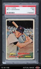 1957 Topps #303 Billy Goodman Red Sox PSA 7 - NM
