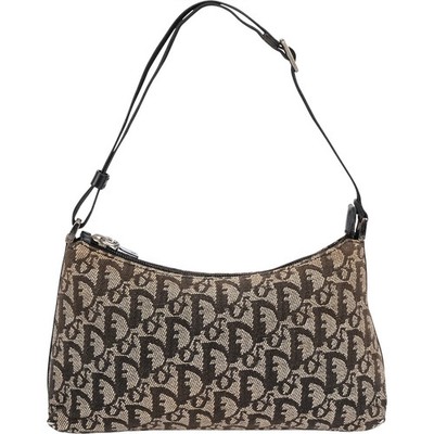 Christian Dior Trotter Monogram Cotton Pochette Handbag Tasche