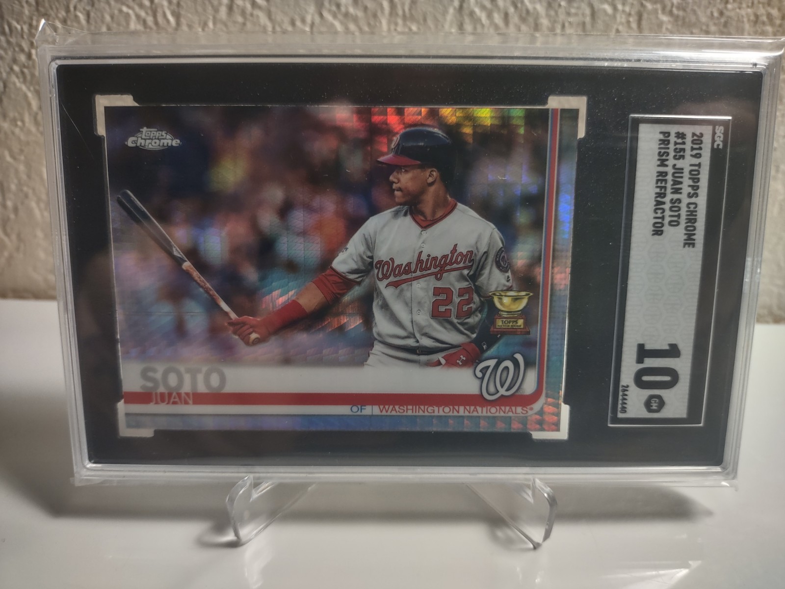 2019 Topps Chrome - Juan Soto #155 Prism Refractor