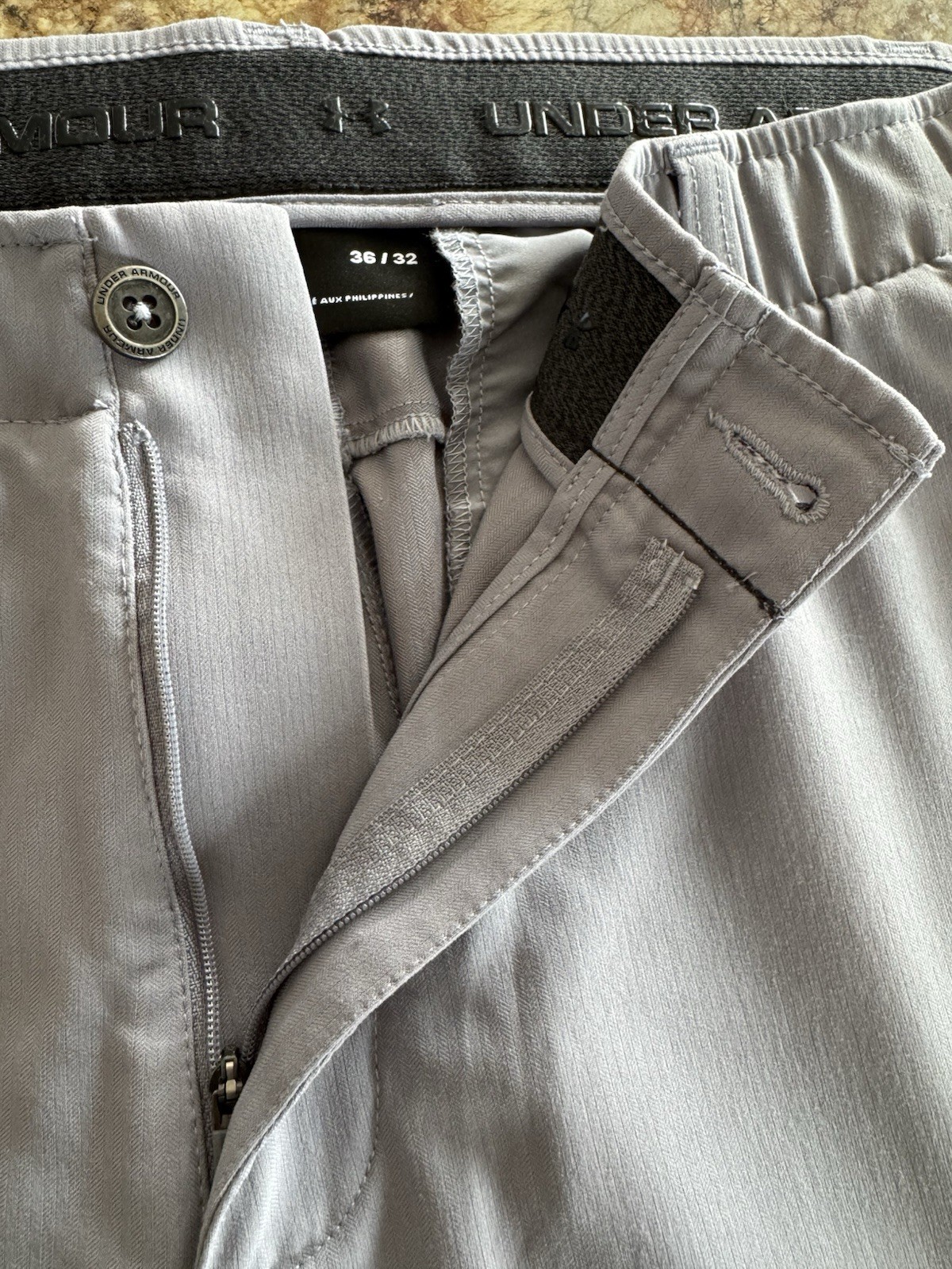 Men’s Under Armour Light Weight Golf Pants Gray 36X32 thumbnail 11