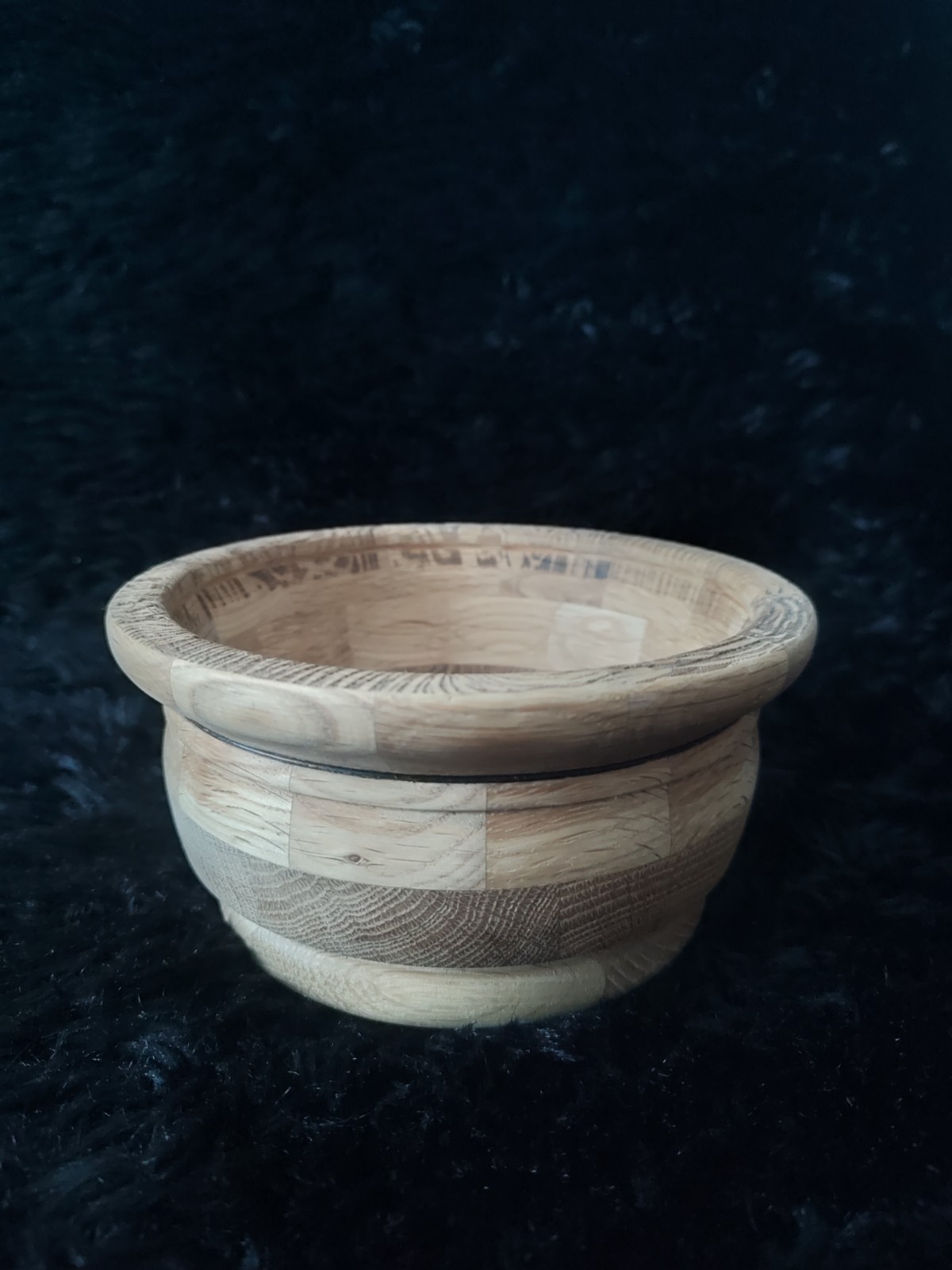 Bandeja / Cuenco / Bol Decoración Madera De Roble hecho a mano