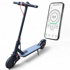 Adult Electric Scooter 20m Long Range Folding E-Scooter City Safe Commuter APP