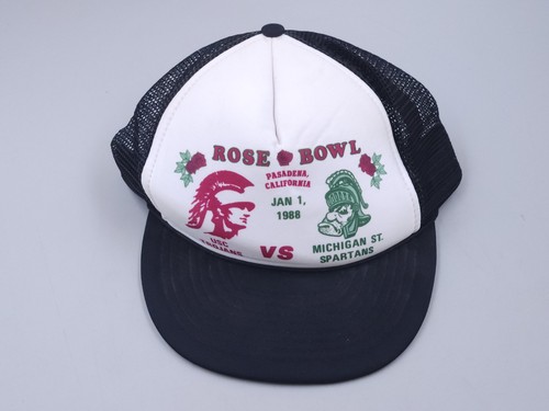 Vintage Rose Bowl 1988 Snapback Hat USC Trojans vs Michigan St. Spartans - Picture 8 of 15