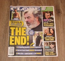 Globe 2025 magazine TOM SELLECK Connie Francis TED KENNEDY Dan Rivera