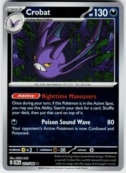 Crobat 051/086 Mega Evolution—Chaos Rising Reverse Holo