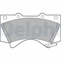 Delphi Bremsbelagsatz, Scheibenbremse Vorderachse U.A. FüR Lexus, Toyota
