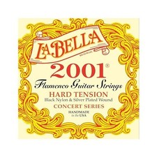 La Bella 2001 Flamenco Guitar Strings Hard Tension .029-.0445 From Japan