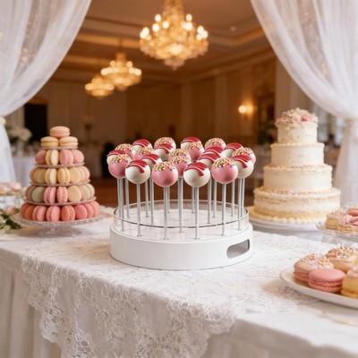 Cake Pops Ständer 22 Löcher Babypuschen Dessert Party Acryl Lutscher Halter