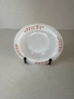 Hazel Atlas Ovide Red Flower Cornflower 5” Bowl Mid Century Depression Glass