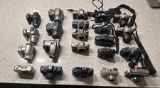 Lot of 22 Digital And SLR Cameras FOR PARTS NOT Tested Minolta, Pentax, Samsung