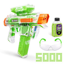 XSHOT Hyper Gel Glow NightStrike Blaster by ZURU Glow in the Dark Blaster 5,000