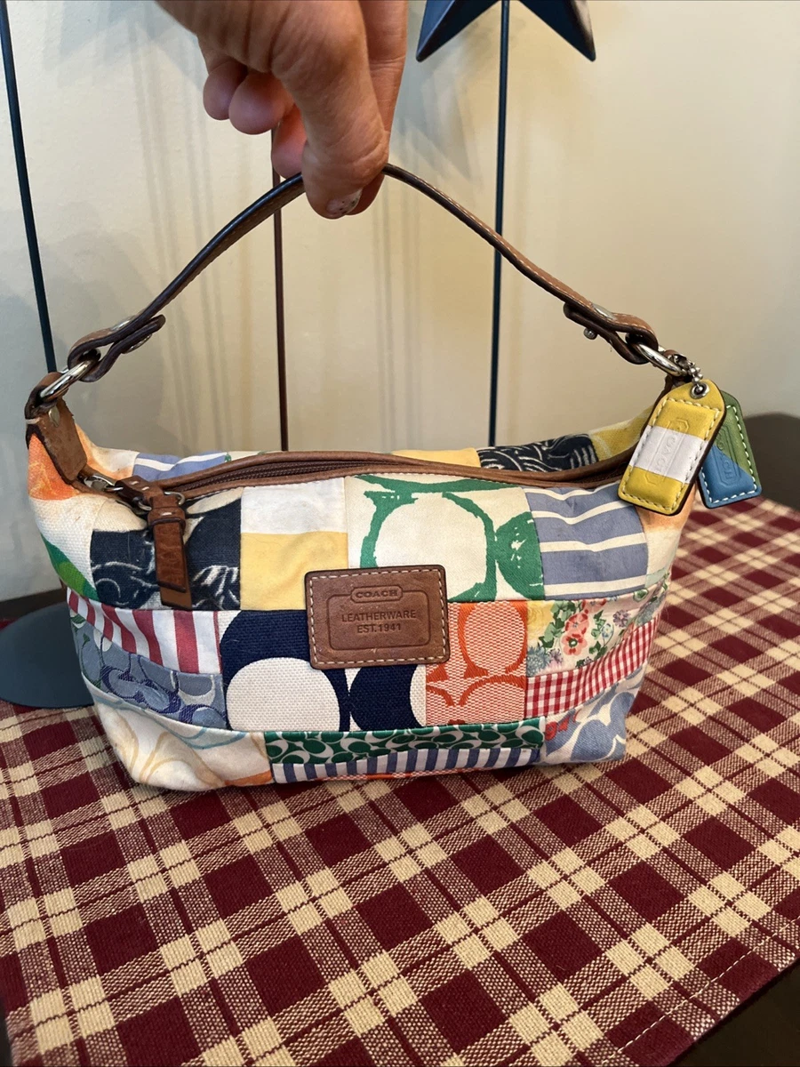 Coach Signature Patchwork Mini Bag☆未使用品☆ Coach Patchwork Leather Exterior Mini Bags & Handbags for Women