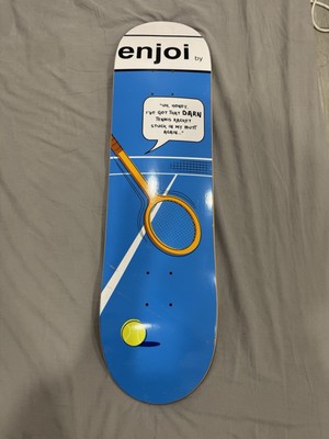 Rare Enjoi Tennis Racket Rodney Mullen Skateboard Deck