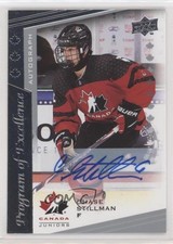 2021 Upper Deck Team Canada Juniors Gold Spectrum Chase Stillman #116 Auto 0il7