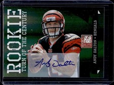 2011 Panini Donruss Elite Andy Dalton Turn of the Century Auto RC #/199 Bengals