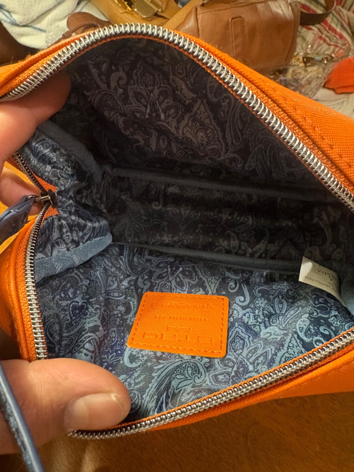 etro profiumi orange vanity bag — image 4
