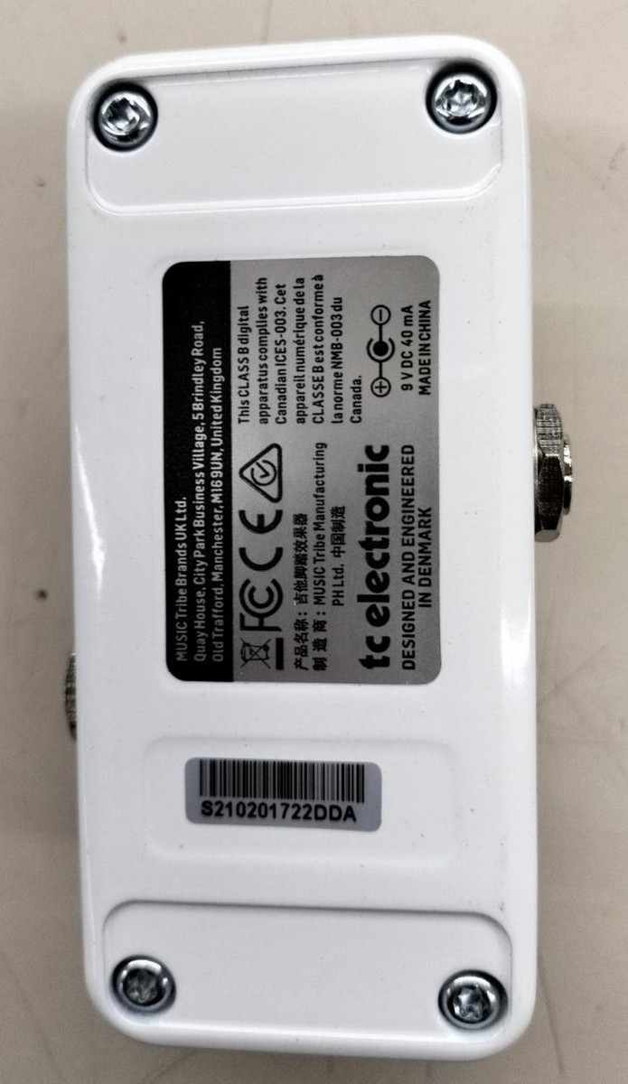 TC Electronic Spark Mini Booster Pedal – 20dB Clean Boost for