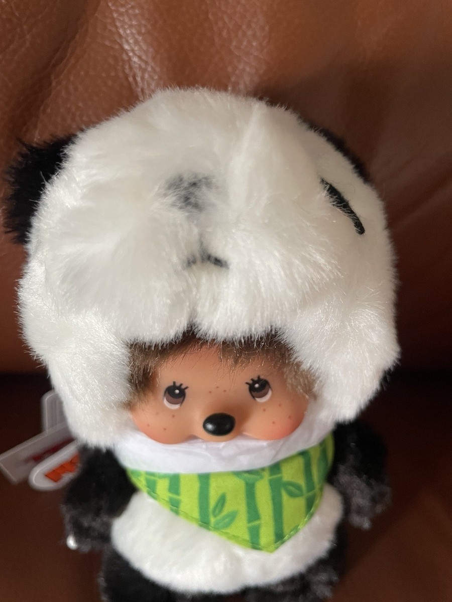 MONCHHICHI tokyo Exhibit limited - boy keychain Panda Plush Doll