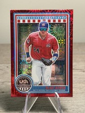2025 Panini Stars and Stripes - Blake Bowen #190 Red Fireworks /225 ( RC)