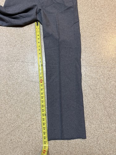 NWT VTG HighLand Red Kap Men's Uniform Trousers Pant Gray Polyester Sz 33 - Picture 10 of 10