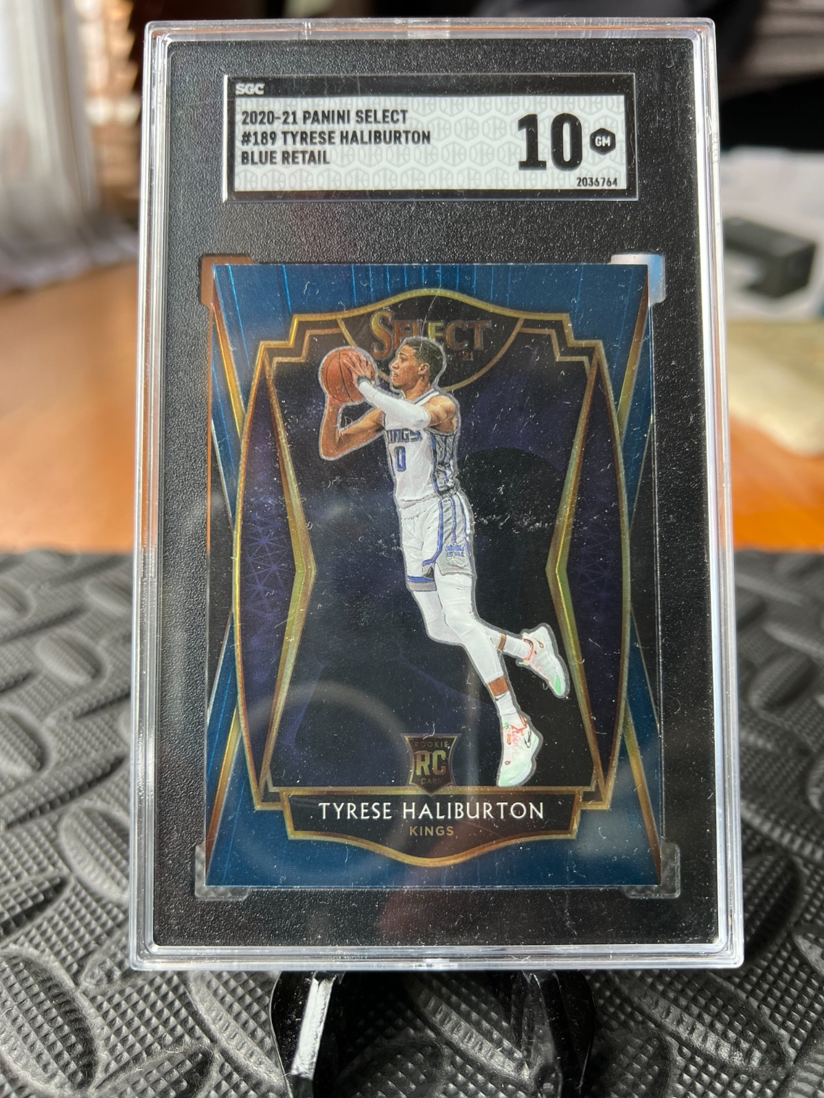 2020-21 Panini Select - SGC 10 Premier Tyrese Haliburton #189 Blue (RC)