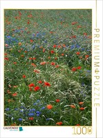Calvendo Puzzle Poppies And Cornflowers | 1000 Pieces, Finished Size 25.2 × 18.9