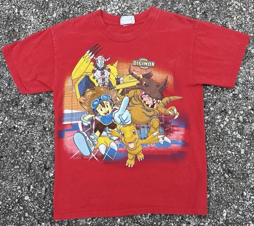Vintage 1999 Digimon Size Youth XL (Fits Men's S) Digimon Tag