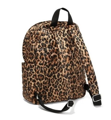 Brighton Heart to Heart Kingston Leopard quilted Backpack 