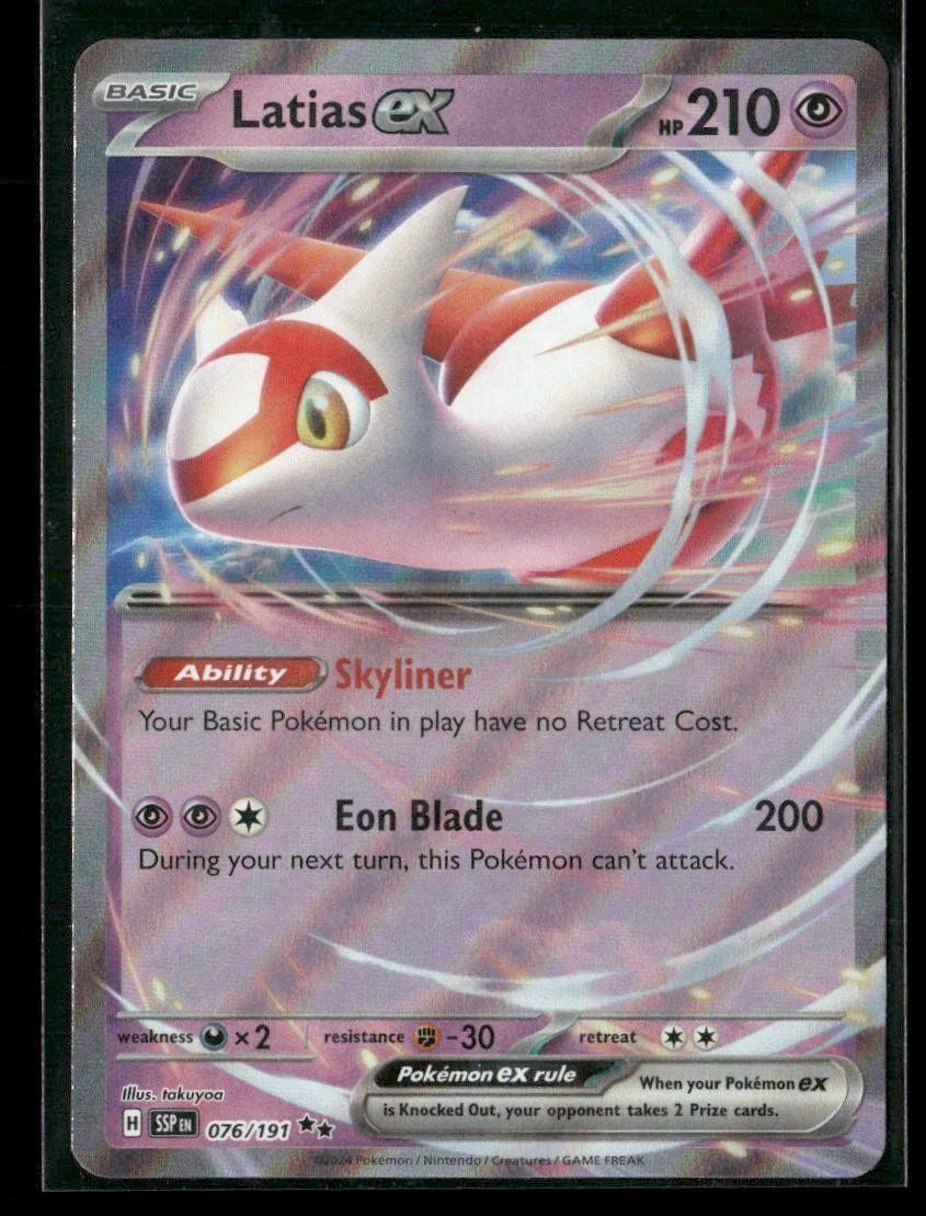 Latias ex 076/191 Sv08: Surging Sparks for sale | eBay