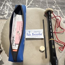 Peripole Angel Halo Soprano Recorder Key of C Black Plastic 3-Piece Case