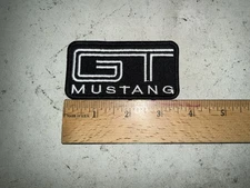 Embroidered like Mustang GT Patch Iron On and/or Sew On