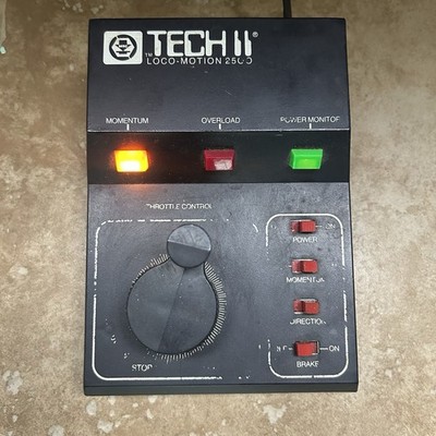 MRC Tech II 2 Loco-Motion 2500 Model Train Control Transformer Untested Power On
