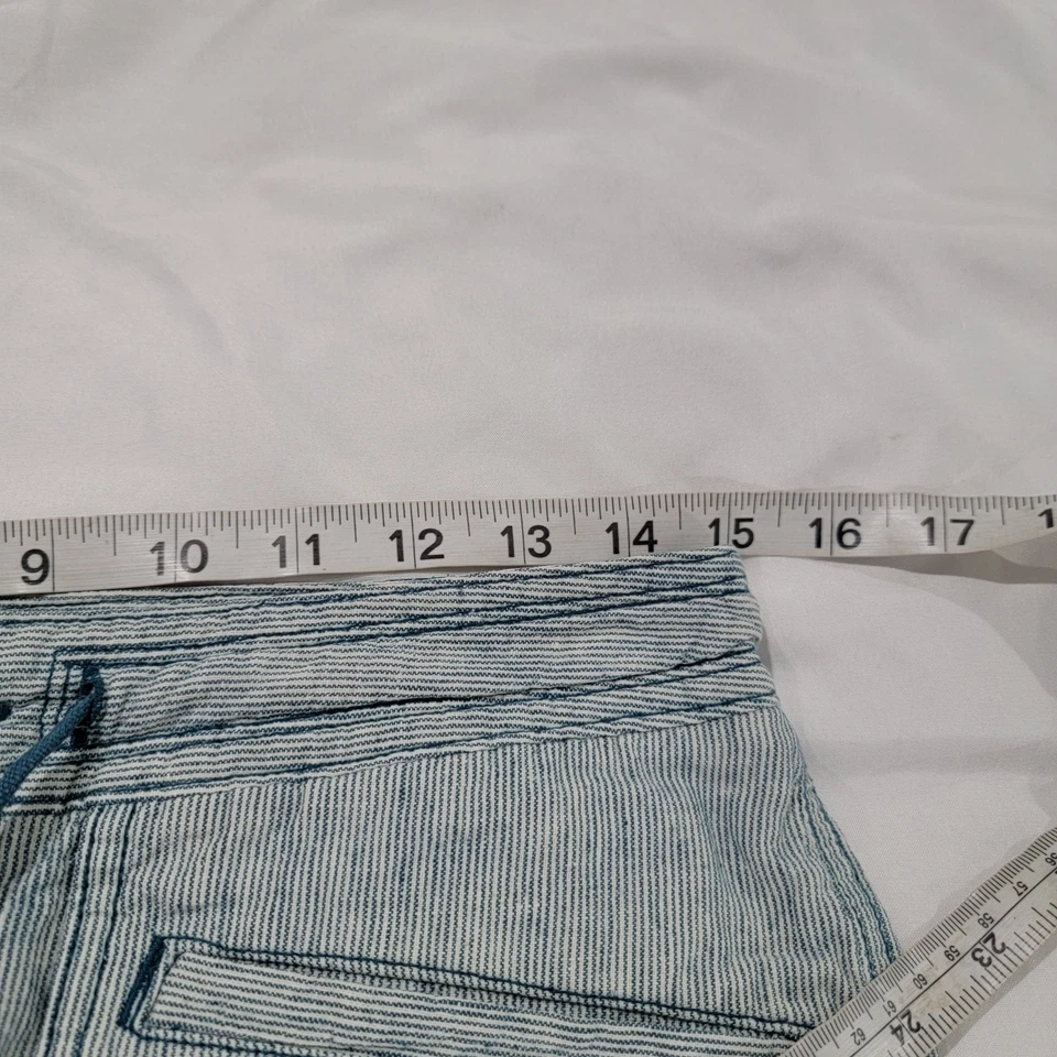 Pantalones Cortos para Mujer The North Face Talla 2 Rayas Mezcla de Lino Senderismo Camping Aire Libre Foto 3 de 4