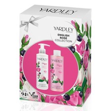 Yardley London English Rose Collection Body Wash & Body Lotion Gift Set