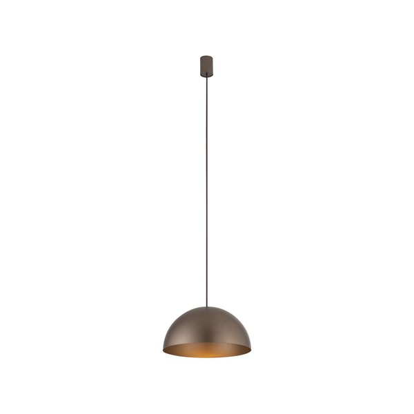 Pendelleuchte Esstisch KüChe GX53 Ø33Cm Rund Metall Braun Verstellbar HäNgelampe-image