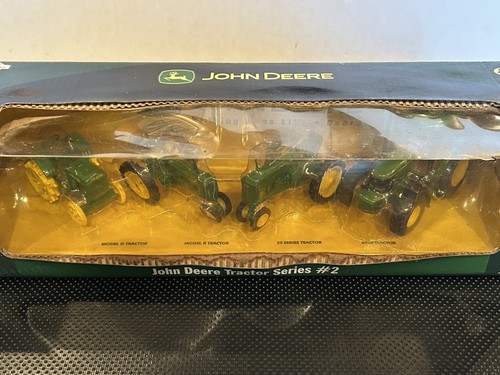 Vintage John Deere Toy Lot 1:16 Tractor & Skid Steer Loader + 1:64 Set (4) NIB - Picture 14 of 18