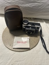 Vtg Kodak Instamatic X-45 Camera for 126 film w/ Leather Case, Untested