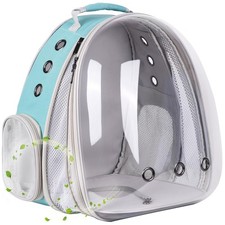 Front Expandable Cat Backpack Carrier, Fit up to 20 lbs, Space Capsule Bubble...