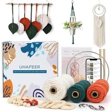 Macrame Kit for Beginners DIY Plant Hanger with Cotton Cord Supplies