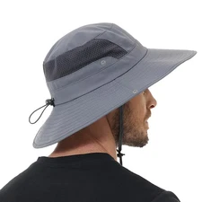 Sun Hat for Men Women UV Protection Wide Brim Fishing Hats Breathable UPF 50+...
