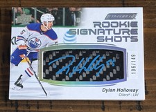 Dylan Holloway /149 -2023-24 UD Engrained - ‘22-23 Update Rookie Signature Shots