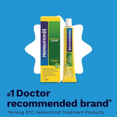 Preparation H Hemorrhoid Symptom Treatment Cream (2 x 1.8 Ounce
