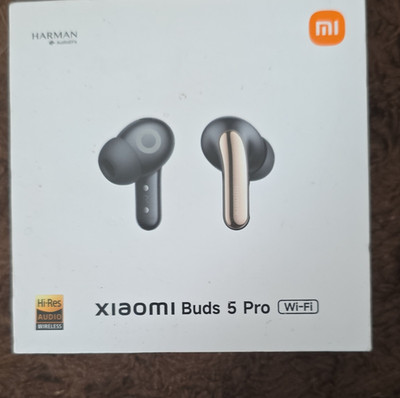 Xiaomi Buds 5 Pro Wi-Fi In-Ear-Kopfhörer, Hi-Res Audio, Translucent Black