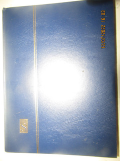 STOCK BOOK EMPTY BLUE WHS 24 BLACK PAGES 48 SIDES 9 STRIPS EXCELLENT UK FREEPOST
