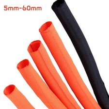 5mm-60mm Slit Expandable Braided conduit Cable Auto Harness Weave Sleeve Tube