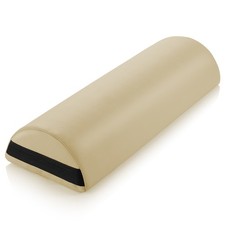 OPEN BOX - 9" Massage Table Jumbo Half Round Bolster - Spa Cushion - Cream.