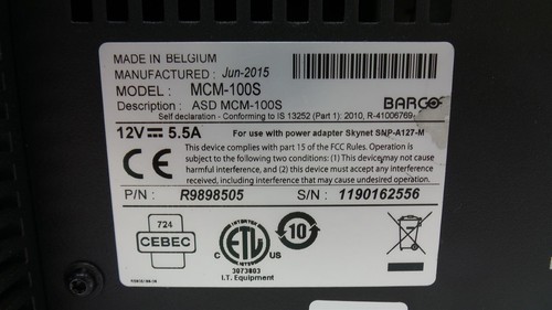 Barco ASD MCM-100S External warping & color matching Box for Barco projectors - Picture 6 of 6
