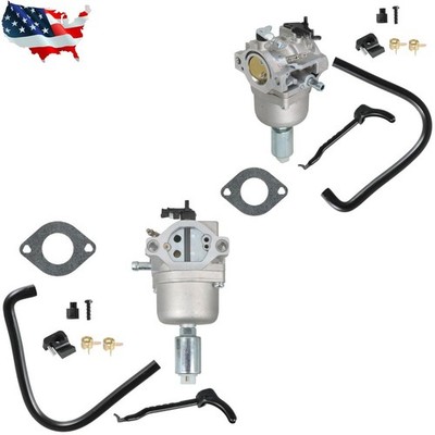 2 × Carburetor Engine Lawn Mower Fit For B&S Troy-built 13an77kg011 17.5 500cc