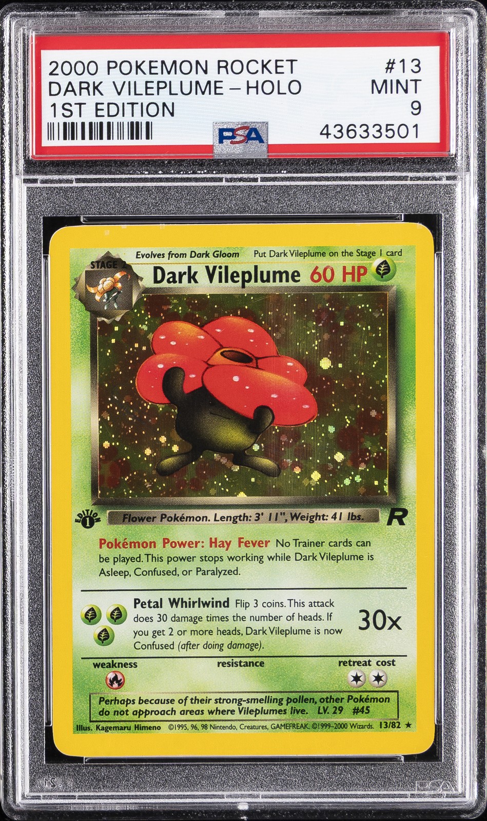 Dark Vileplume 1st Edition #13