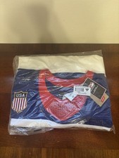 Quinn Hughes Authentic White 2026 Olympic Jersey Size Medium